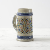 Moroccan Zelije !Moroccan Zellige ビールジョッキ (正面左)