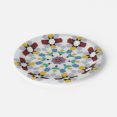 Moroccan Zelije !Moroccan Zellige ペーパープレート (アングル)