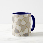 Moroccan Zellige Geometric Pattern Cup マグカップ (正面右)