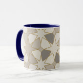 Moroccan Zellige Geometric Pattern Cup マグカップ (正面左)