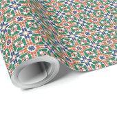 Moroccan Zellige Geometric Pattern Wrapping Paper ラッピングペーパー (ロールコーナー)