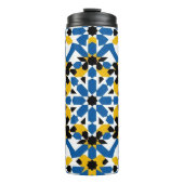 Moroccan Zellige Geometric Tile Pattern Art Design タンブラー (正面)