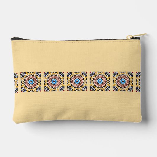 Moroccan Zellige Harmony  アクセサリーポーチ (裏面)