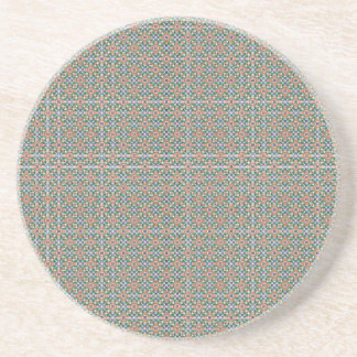 Moroccan Zellige Pattern Geometric Coaster コースター