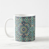  Moroccan Zellige Tile Pattern コーヒーマグカップ (左)