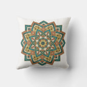 Moroccan Zellij Tile Art Pillow クッション (裏面)