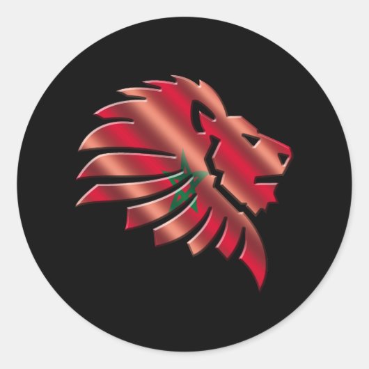 Morocco ラウンドシール (正面)