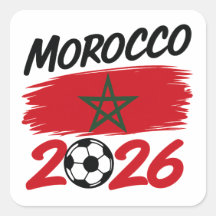 Morocco 2026 Soccer Fan Football Supporter Pride 