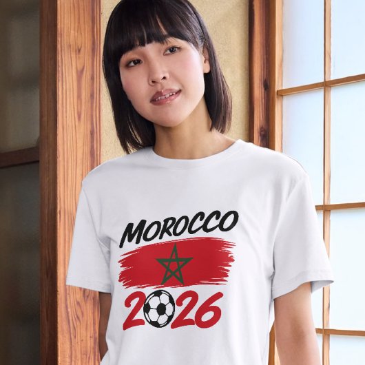 Morocco 2026 Soccer Fan Football Supporter Pride  トライブレンドＴシャツ
