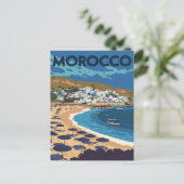 Morocco Coastal Town ポストカード (スタンド正面)