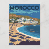 Morocco Coastal Town ポストカード (正面)