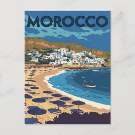 Morocco Coastal Town ポストカード