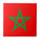 morocco country flag symbol star タイル (正面)