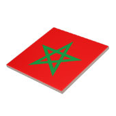 morocco country flag symbol star タイル (側面)