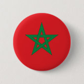 morocco flag 缶バッジ (正面)