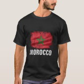 Morocco Flag For Moroccan Tシャツ (正面)