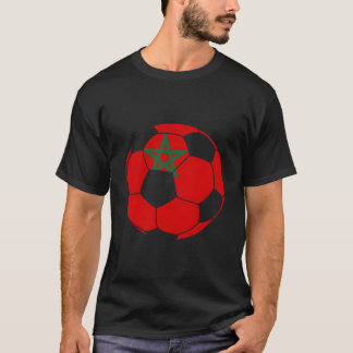 Morocco Flag Moroccan Soccer Supporter For Tシャツ