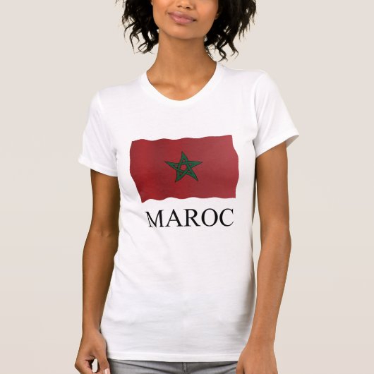 Morocco flag tシャツ (正面)