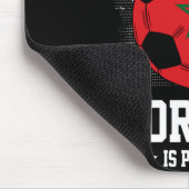 Morocco Football Jersey 2022 Flag Funny Soccer Lov マウスパッド (コーナー)