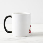 Morocco Map Neon Unstoppable Ceramic Coffee Mug モーフィングマグカップ (左)