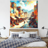 Morocco_Market_in_Agdz キャンバスプリント (インサイチュ (寝室))