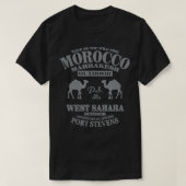 Morocco Marrakech Sahara Tシャツ (デザイン正面)