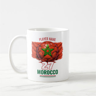 Morocco National Football Flag Heritage Soccer コーヒーマグカップ