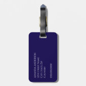 Morocco Night Sky Custom  ラゲッジタグ (裏面縦)