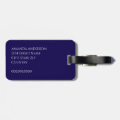 Morocco Night Sky Custom  ラゲッジタグ (裏面横)