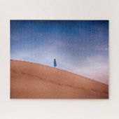 Morocco Sahara Blue Man ジグソーパズル (横)