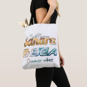 Morocco Sahara & Sea Summer Vibes Design トートバッグ (クローズアップ)