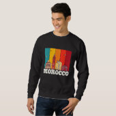 Morocco Skyline Africa Souvenir Moroccans Gibralta スウェットシャツ (正面フル)