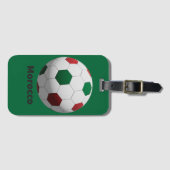 Morocco Soccer ラゲッジタグ (正面横)