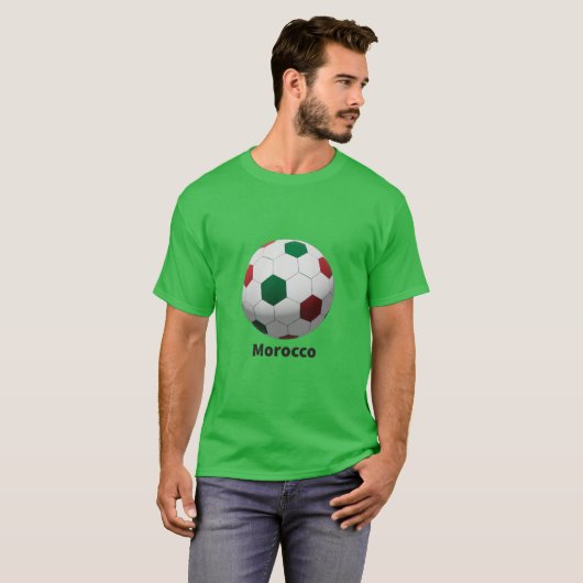 Morocco Soccer Tシャツ (正面フル)