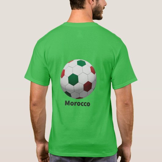Morocco Soccer Tシャツ (裏面)