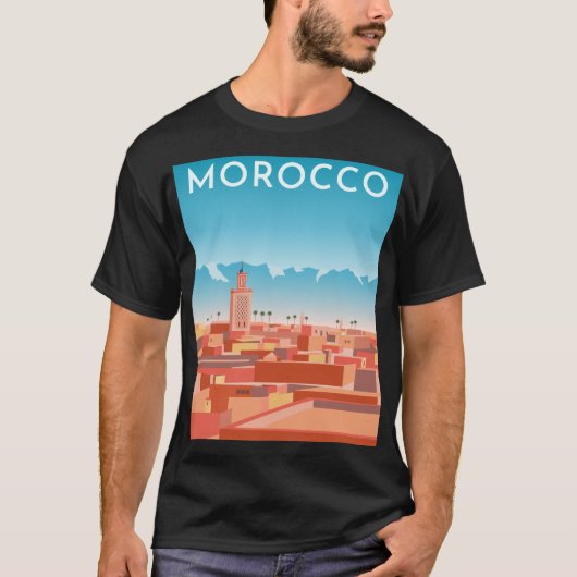 Morocco T-shirt Tシャツ (正面)
