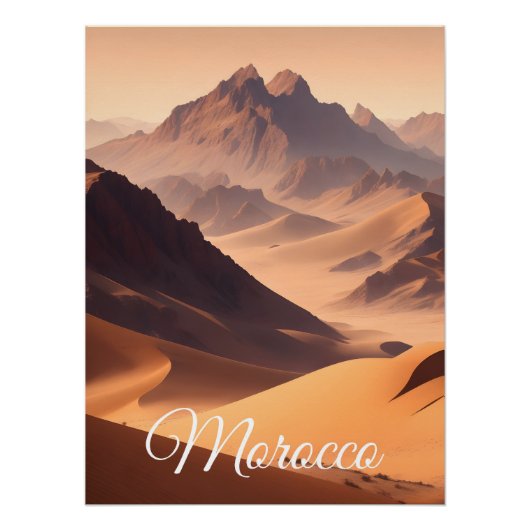 Morocco Travel Poster ポスター (正面)