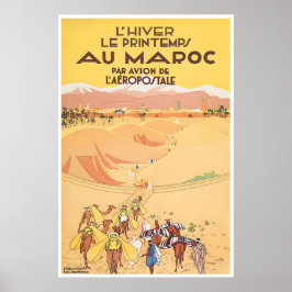Morocco Travel Poster Print Moroccan Art (XR4822)a ポスター