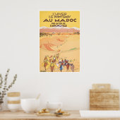 Morocco Travel Poster Print Moroccan Art (XR4822)a ポスター (キッチン)