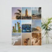 Morocco travel Scrapbook paper for cutouts (スタンド正面)