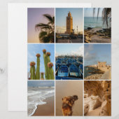 Morocco travel Scrapbook paper for cutouts (正面/裏面)