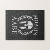 Moron Labeクロムスパルタンのヘルメット ジグソーパズル (横)