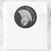 Moron Labe vers02 rundデカールシール ラウンドシール (バッグ)