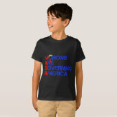 Morons Are Governing America Funny Trump 2024  Tシャツ (正面フル)