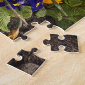 Morpeth, Northumberland, UK花の春 ジグソーパズル (側面)