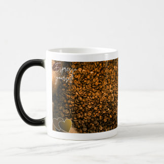 Morphing mug with coffee theme  モーフィングマグカップ