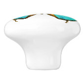 Morphoの蝶昆虫の野性生物動物のノブ セラミックノブ (側面)