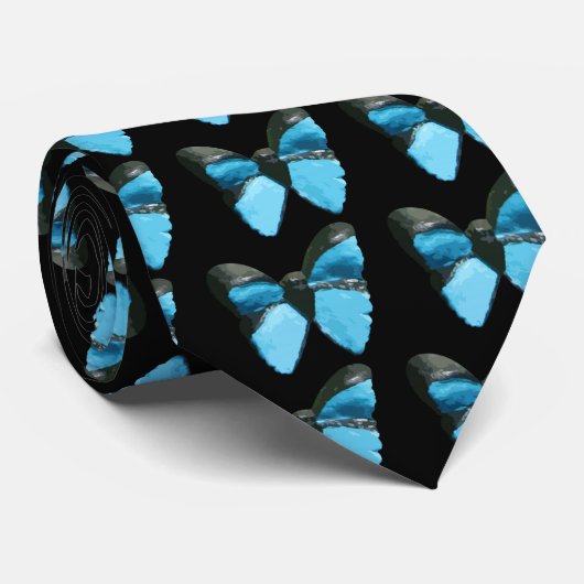 Morphoの蝶 ネクタイ (ロール)