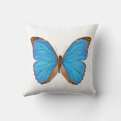 Morphoの青い蝶 クッション (裏面)