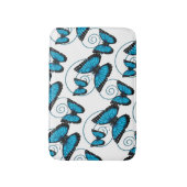 Morphoの青い蝶 バスマット (正面縦)